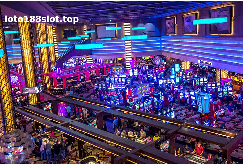 Jackpot Island Casino với ánh đèn lung linh